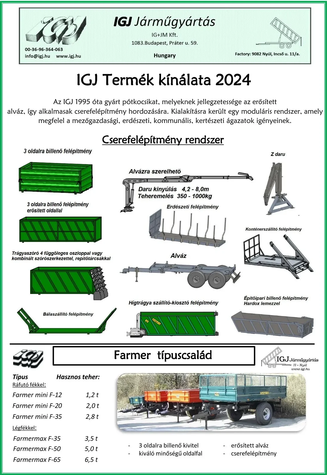 Moduláris cserefelpítmény részletei